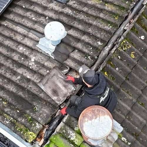 Een dakrenovatie bij oud pannendak in Wolvega